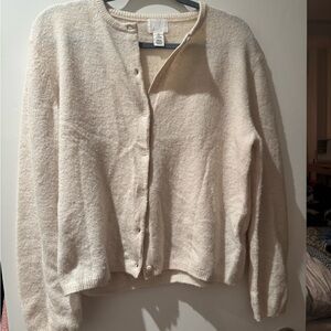 H&M Cream Cardigan Sweater